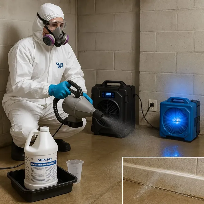 Sanitization and Odor Removal process in East Brookfield, MA