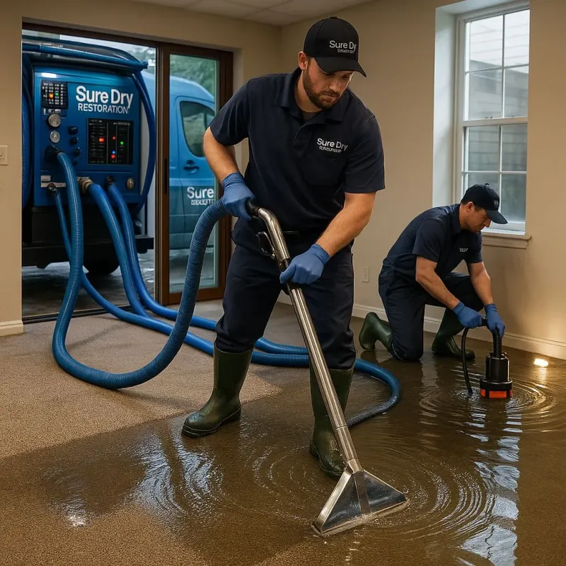 Water Extraction and Removal process in East Brookfield, MA